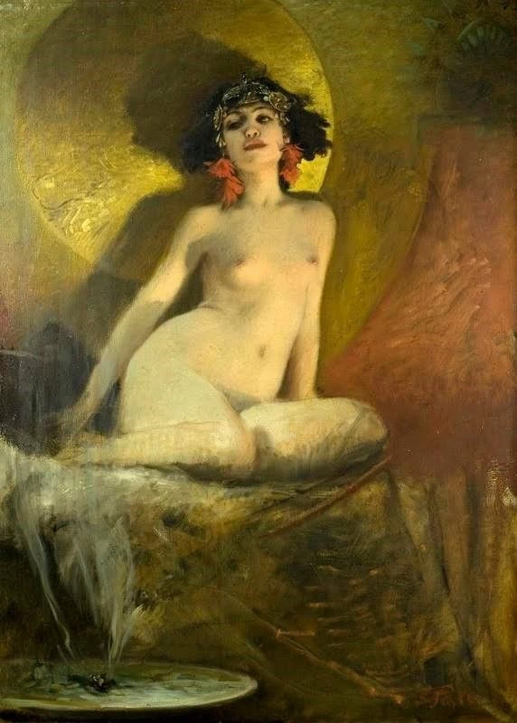 Bruno Piglhein - Nudo femminile orientale
